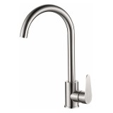 Смеситель для кухни HAIBA HB70802, нержавеющая сталь — 