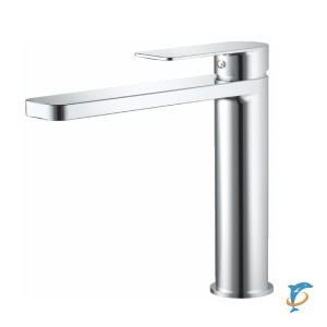 Смеситель для раковины HAIBA HB11617 высокий, латунь, хром  (HB11617)