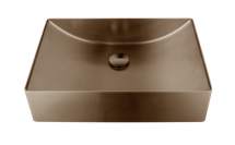 Раковина AltroBagno Futuro 001016 BrAn из нержавеющей стали — 