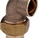 Угловое разъёмное соединение Viega d18-1/2 с переходом на внутреннею резьбу под пайку, с коническим уплотнением, бронза, модель 94096G  (119461)