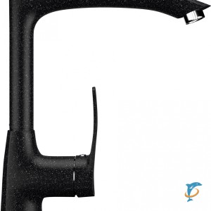 Смеситель для кухонной мойки Ulgran U-005 черный (U-005-308)