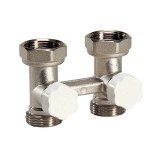 Блок LUXOR M175 3/4-24/19 для 2-х трубной системы, прямой —  Блоки для отопительных приборов со встроенным вентилем для труб из металлопластика и полипропилена к соединениям типа ТР 95 и ТР 97 