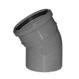 Отвод канализационный Ф50-30* (Политек) — Отвод канализационный Ф50-30* (Политек)