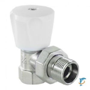 Кран угловой ручной регулировки VALTEC VT.007L 1/2 (VT.007.LN.04)