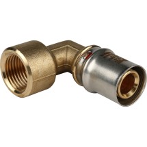 Stout Угольник-переходник с внутренней резьбой 1/2&quot;х20 для металлопластиковых труб прессовой — 