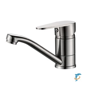 Смеситель для кухни HAIBA HB45802, нержавеющая сталь  (HB45802)