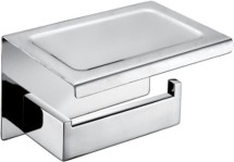 Держатель для туалетной бумаги с полкой Aperto 080907 Cr — 