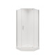 Душевое ограждение NG-6605-08 (90*90*190) трапеция, дверь распашная,  (66050811)