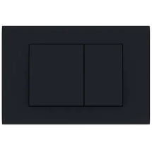 Кнопка смыва AZARIO FORTE двойная, квадратная, пластик, черный матовый (AZ-100-022F) &mdash; 