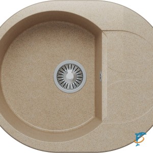 Мойка кухонная Polygran ATOL-620 Песочый  (678989)