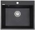 Мойка для кухни Kaiser KMM-5056 BS искусственный мрамор, черный мрамор