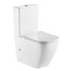 Унитаз напольный Azario LEVANTO 620x380x830 безободковый в комплекте с бачком и сиденьем дюропласт микролифт (AZ-1228A)  (AZ-1228A)