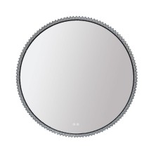Зеркало с подсветкой Azario Лайвли 800х800х55 АZ-LED011925, черный матовый &mdash; 