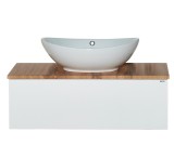 Тумба для комплекта Misty Ива 90 с 1 ящиком подвесная комбинированная — 