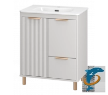 Тумба с раковиной Brevita Risacca Crema 70 — 