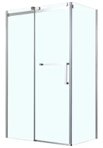 Душевое ограждение Azario VANCOUVER (900х1200х2000) L, без поддона, прозрачное стекло 8 мм, цвет профиля серебро (AZ-NKF1131-L 900) — Размер: 110х25 см. Гидромассажные форсунки: 6шт.