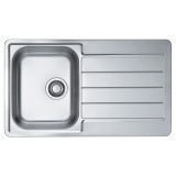 Мойка кухонная Alveus Line Max 20 SAT 860х500х190 нержавеющая сталь, с сифоном &mdash; 