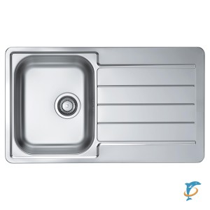 Мойка кухонная Alveus Line Max 20 SAT 860х500х190 нержавеющая сталь, с сифоном  (1144640)