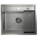 Стальная кухонная мойка Granula KS-6051 сталь матовая  (KS-6051 сталь матовая)