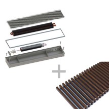 Конвектор ITTBL.110.340.3100 с решеткой GRILL.SGWL-34-3100 орех. — 