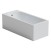 Акриловая ванна CORPA NERA Francesca 170х75 прямоугольная, универсальная, белый