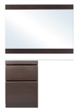 Мебель для ванной El Fante напольная Даллас 120 Люкс венге PLUS левая — Мебель для ванной El Fante напольная Даллас 120 Люкс венге PLUS левая CC-00000424 + СС-00000564 + СС-00000416