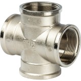 Stout Крестовина ВВ никелированная 1"1/2 &mdash; 