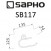 Держатель туалетной бумаги без крышки Sapho Samba SB117, хром