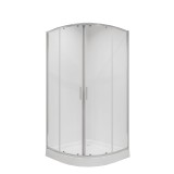 Душевое ограждение NG-6606-08 (90*90*190) полукруг, двери раздвижные, — 