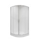 Душевое ограждение NG-6606-08 (90*90*190) полукруг, двери раздвижные,  (66060811)