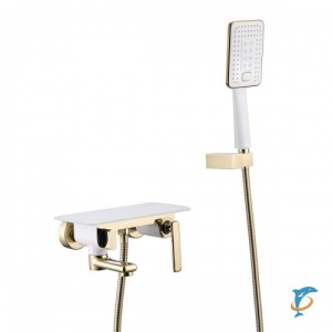 Смеситель Lemark LM6414WG для ванный с повортным изливом, настенный (LM6414WG)