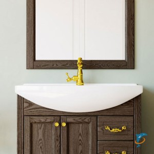 Комплект мебели ValenHouse Эллина 80 кальяри без пенала, фурнитура золото  (E80_KTЗKЗ)