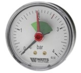 Манометр аксиальный Watts серии F R101 арт. 03.21.104 —  Манометр аксиальный F R101 с указателем предела