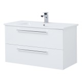 Тумба для комплекта Dreja GIO 100 подвесная, белый глянец — 