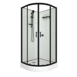 Душевая Кабина Прайм-Блэк 90*90 А без крыши &mdash; 