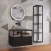 Зеркало Cezares Cadro 60 см со встроенной подсветкой, сенсорным выключателем и подогревом, рама черная, CZR-SPC-CADRO-600-LED-TCH-WARM