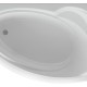 Ванна акриловая AZARIO PAOLINA асимметричная 170х97 см, правосторонняя (AV.0071170)  (AV.0071170)