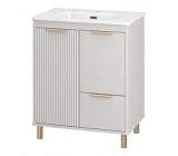 Тумба под раковину Brevita Risacca Crema 70 — 