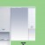 Мебель для ванной Misty Эллада - 90 с правым зеркалом прямая белая эмаль