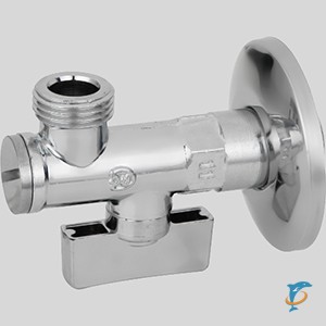 Кран шаровый угловой с фильтром 1/2 х 3/4 Bugatti (884)   (Bugatti (884) F 1/2 х 3/4)