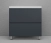Тумба для комплекта напольная Style Line Манхэттен 80 2 ящика PLUS, графит