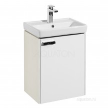 Тумба под раковину Aquaton Йорк 50 М белый, выбеленное дерево 1A170901YOAY0 — 