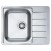 Мойка кухонная Alveus Line Max 110 SAT 610х500х190 нержавеющая сталь, с сифоном