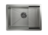 Стальная кухонная мойка Granula KS-6045U сталь матовая — 