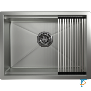 Стальная кухонная мойка Granula KS-6045U сталь матовая  (KS-6045U сталь матовая)