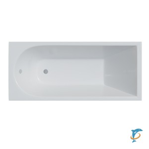 Акриловая ванна CORPA NERA Francesca 180х80 прямоугольная, универсальная, белый  (CN05018WH)