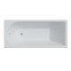Акриловая ванна CORPA NERA Francesca 180х80 прямоугольная, универсальная, белый  (CN05018WH)