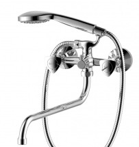 349500000 Object, смеситель для ванны/душа с длинным изливом, душ.гарнитуром, шт — 