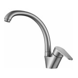 Смеситель для кухни HAIBA HB41801-2, нержавеющая сталь &mdash; 