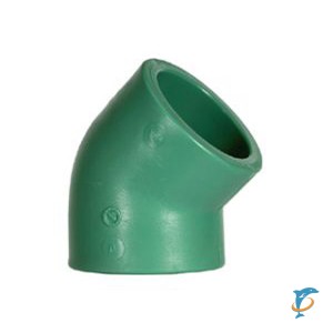 Полипропиленовый угольник Baenninger PP-RCT G8041B ВВ 45° 110мм  (7411144511)